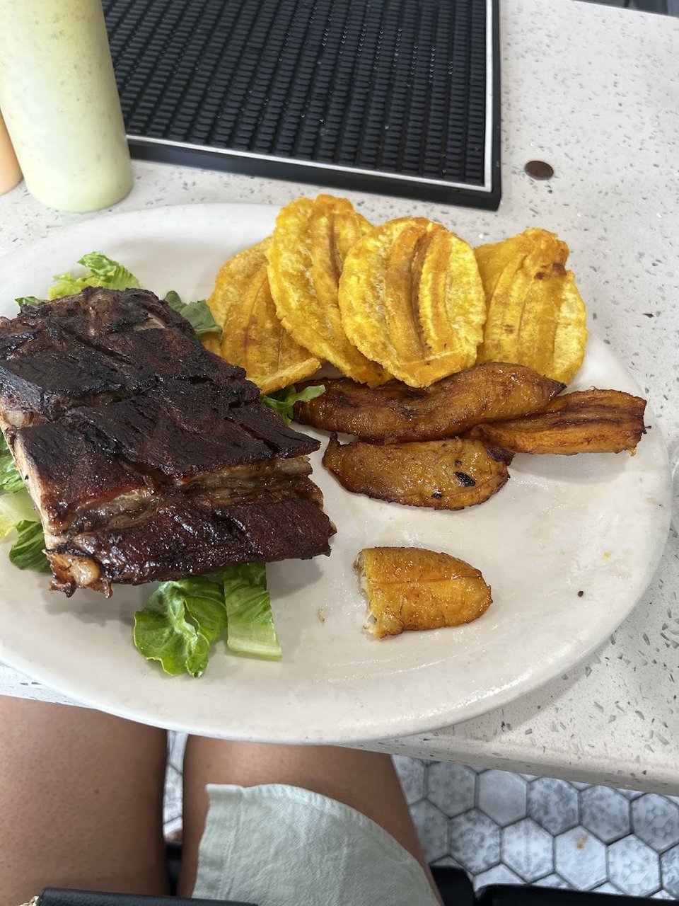 Pork Ribs and Plantains